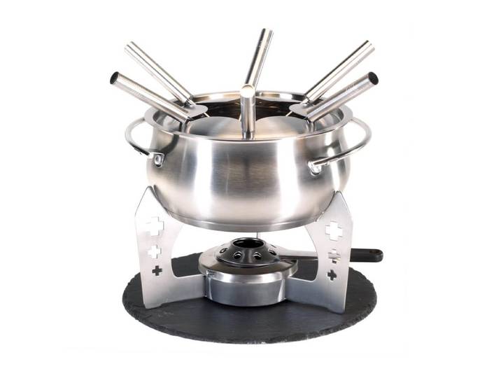 Nouvel Pure Swiss Fondue-Set 9-teilig