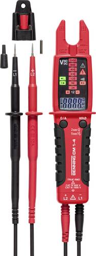 Benning CM 1-4 Stromzange digital CAT III 1000 V, CAT IV 600 V Anzeige (Counts): 6000