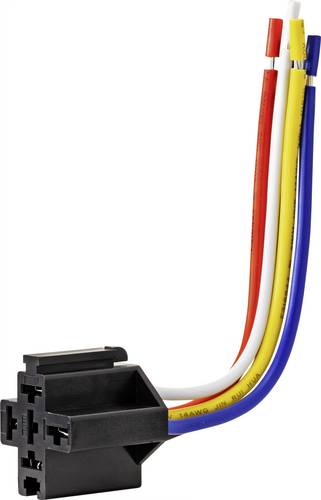 TRU COMPONENTS JD1912-40A Kfz-Relaissockel (L x B x H) 26.5 x 32.4 x 27.8mm