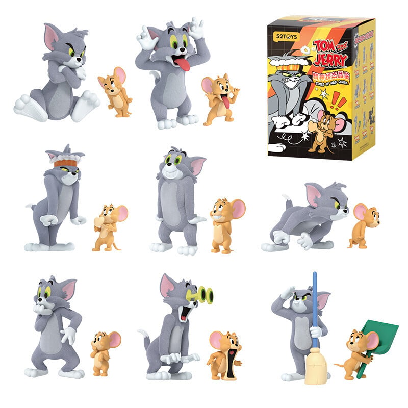 52TOYS Tom en Jerry Mentale Staat Appreciatieserie Blind Box Verzamelfiguur Bureauornament