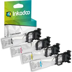 Inkadoo, Druckerpatrone, Druckerpatronen kompatibel mit Epson C13T01C400 Tintenpatrone