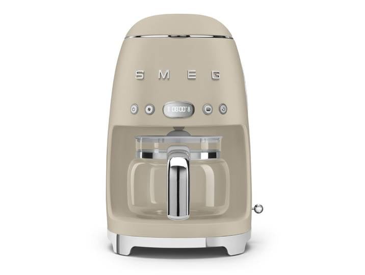 Cafetière filtre vintage beige lin smeg