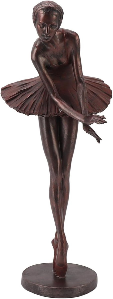 Balletdanser Beeldje - Decoratief Standbeeld voor op Tafel