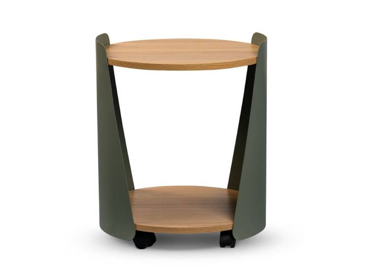 Trendstore Marva Beistelltisch mit Rollen – Absetzung Metall g