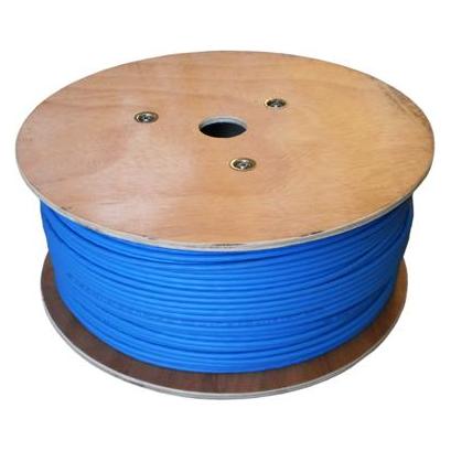 Datacom F/FTP drát CAT6A Eca LSOH cívka modrý (F/FTP, CAT6a, 500 m) (1215)