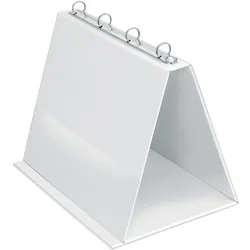 Veloflex, Präsentationstafel, Tisch-Flipchart A4 quer weiss