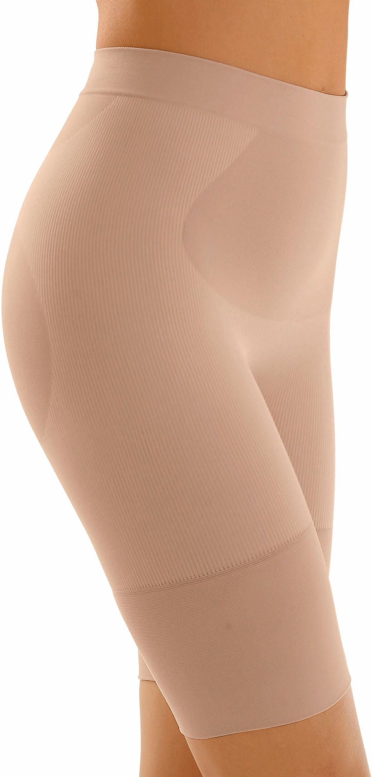 Shapinghose NUANCE BY LASCANA, Damen, Gr. M (40/42), Microfaser, braun (toffee), Microfaser, Obermaterial: 82% Polyamid, 18% Elasthan, eng, Unterhosen, SEAMLESS mit Emana Garn aus bioaktiven Mineralstoffen