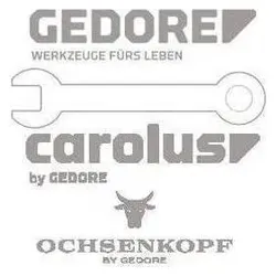 Gedore, Fahrzeug Werkzeug, E-192/1-3 Kopf klein, 3er Teilung