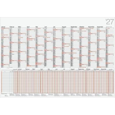 rido/idé 7033710007 Plakatkalender Mod. Kombi 2027 980×685 mm