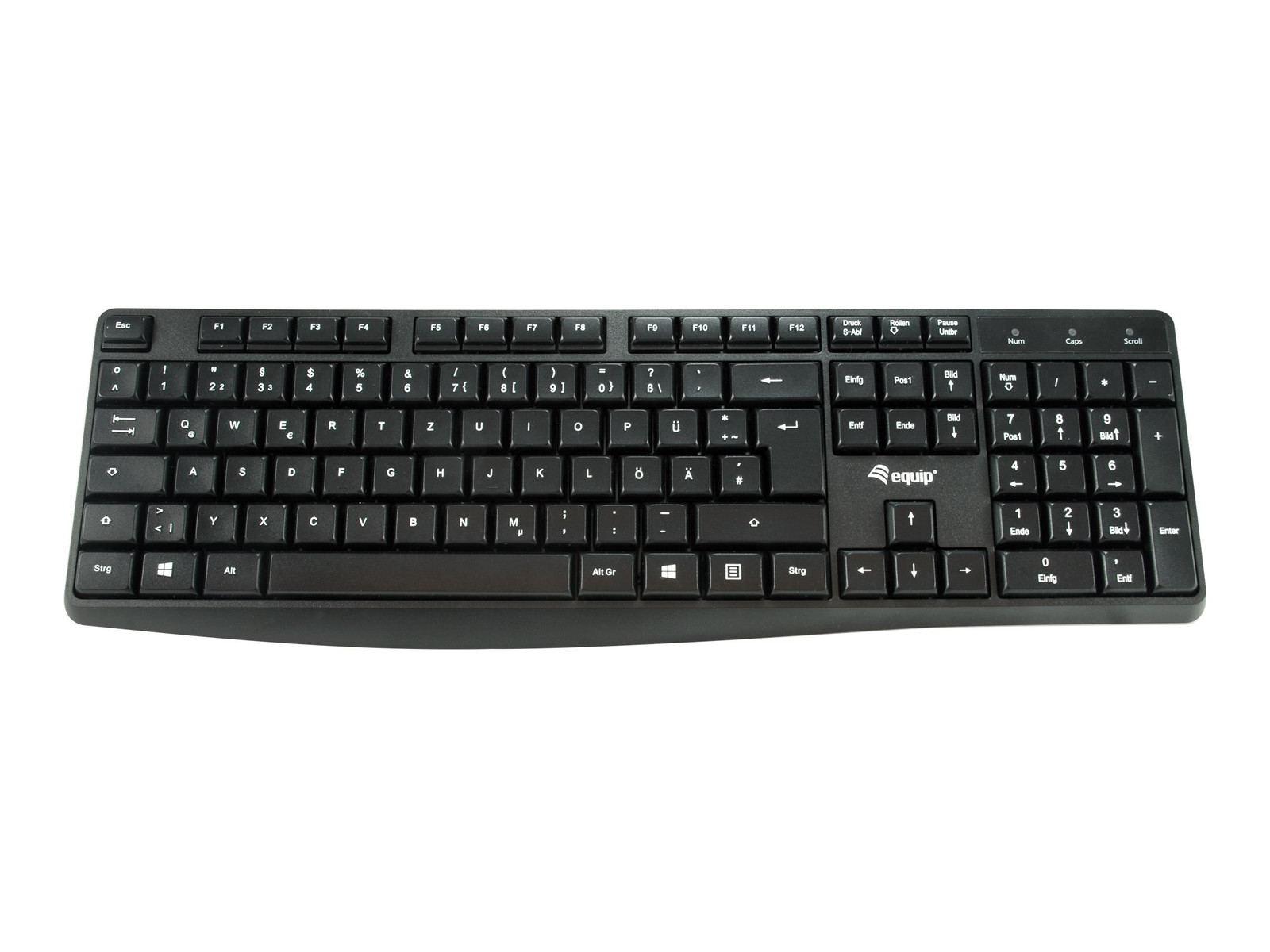 Equip 245211 USB Keyboard zwart met Spaanse indeling