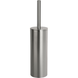 Spirella WC-Bürste NYO Klobürste, Edelstahl gebürstet, mit Kunststoffborsten & Edelstahl-Bürstenhalter