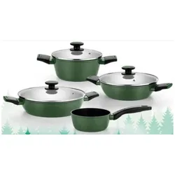 Monix Topfset, Pfanne + Kochtopf, Grün