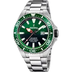 Festina Quarz Herren The Originals F20663/2 - grün,silber - 45.7mm