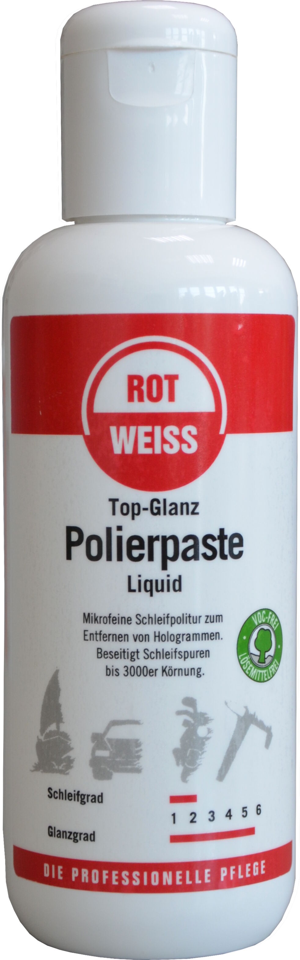 Rotweiss Lackpolitur Top-Glanz Polierpaste Liquid [250 Ml] 1552 0.25l