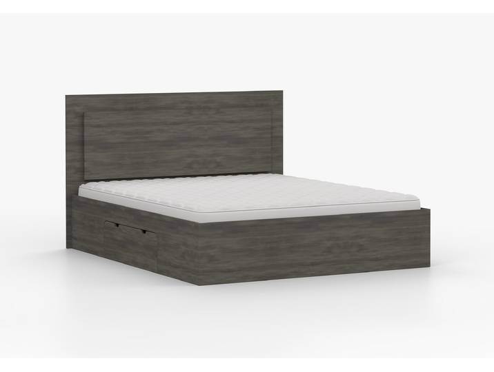 Bett 160x200 LATTE 51 Schwarze Norwegische Kiefer Schwarze Norwegische Kiefer