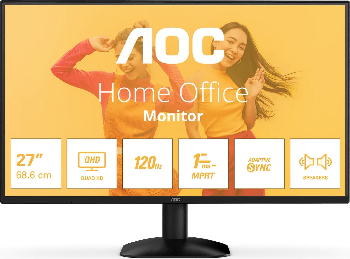 AOC Q27B35S3 27 Zoll WQHD IPS LED 16:9 120 Hz Office Monitor