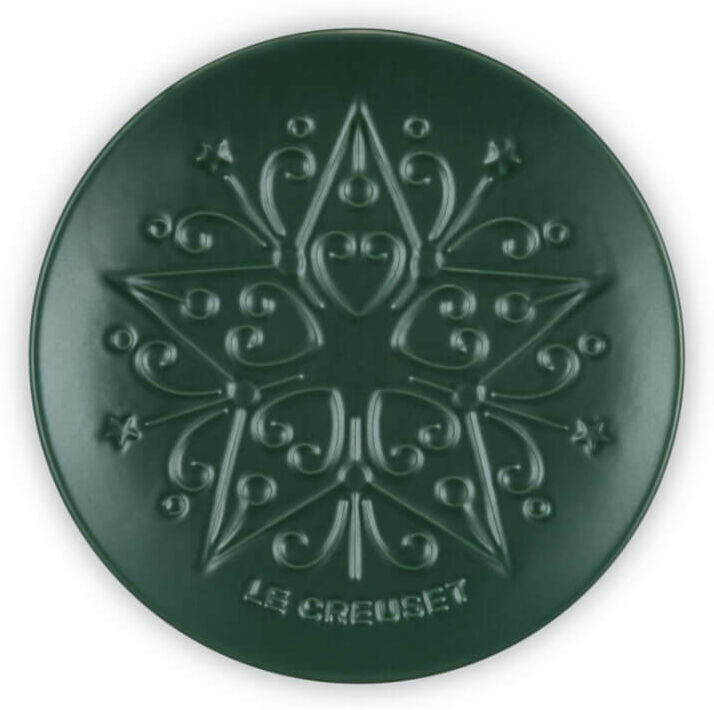 Le Creuset L'Etoile Christmas 19cm Stoneware Plate - Foret