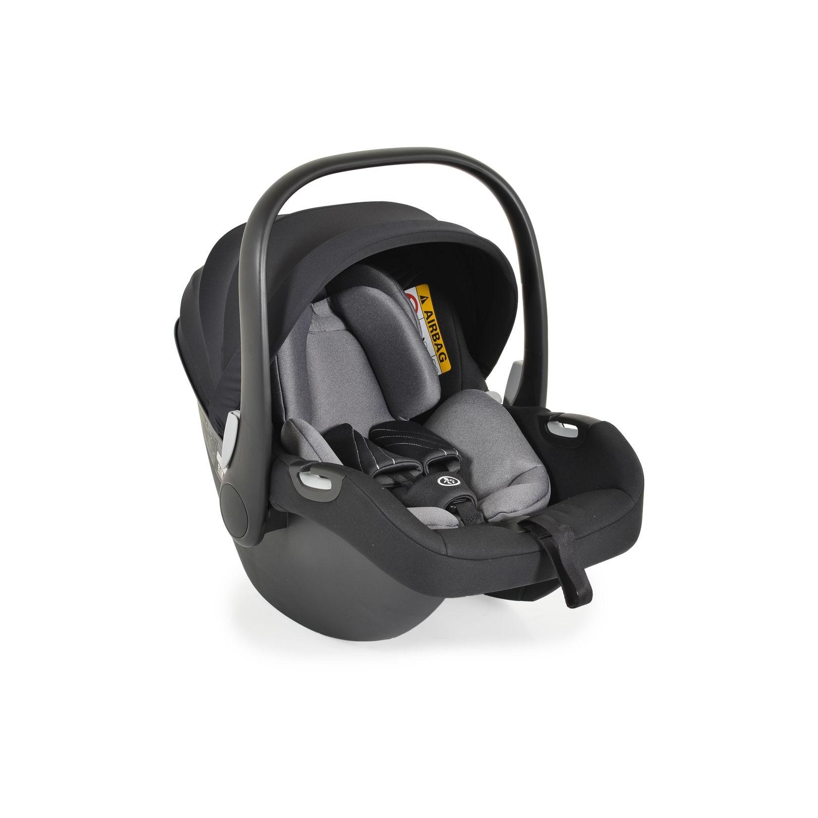 Cangaroo Babyschale Macan i-Size (40 - 83cm) Gruppe 0+, verstellbare Kopfstütze grau