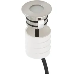 EVN LED Bodeneinbau Strahler rund IP65 12V/DC 0.6W 3000K 36lm EinbauØ35