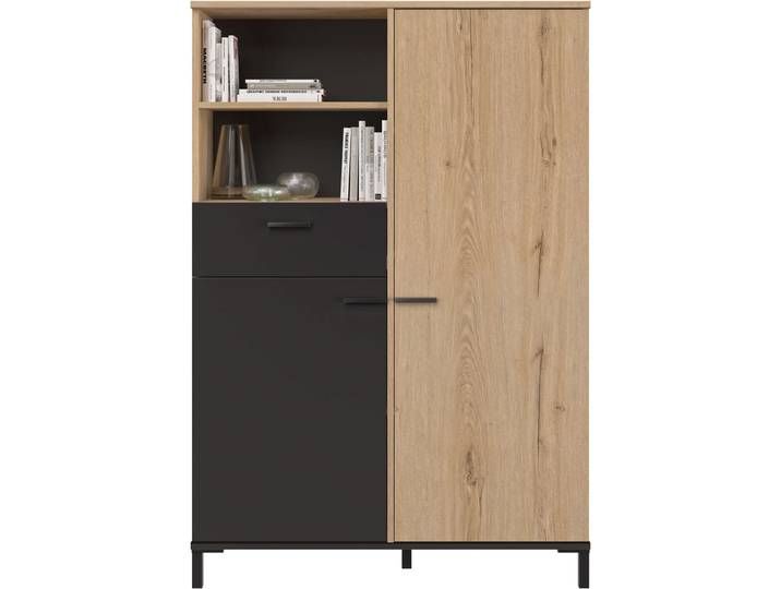 Highboard Tamira eiche Holzwerkstoff B 102 H 150 cm - Highboard