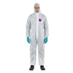 Ansell WH15S-00138-05 AlphaTec® 1500 - Modell 138 Chemikalienschutz, Weiß, XL Kleider-Größe: XL Weiß