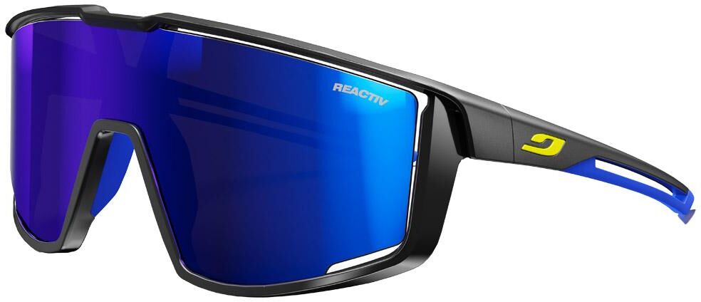 Julbo  - Fury Mat Noir Bleu Reactiv 1-3 High Contrast - Lunettes de soleil