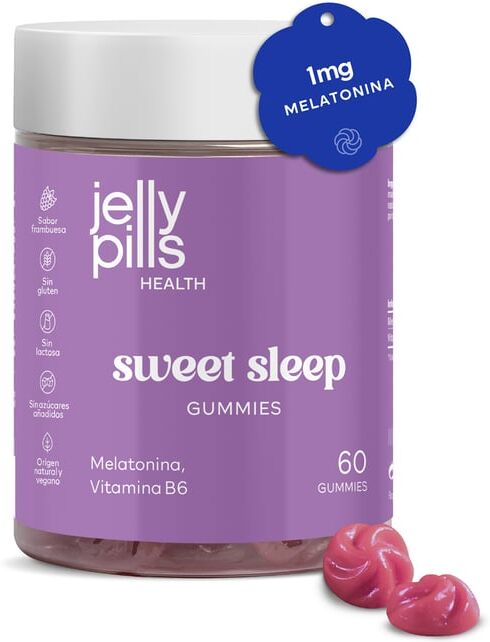 Jelly Pills Sweet Sleep Gummies 60 Uds Frutas del Bosque