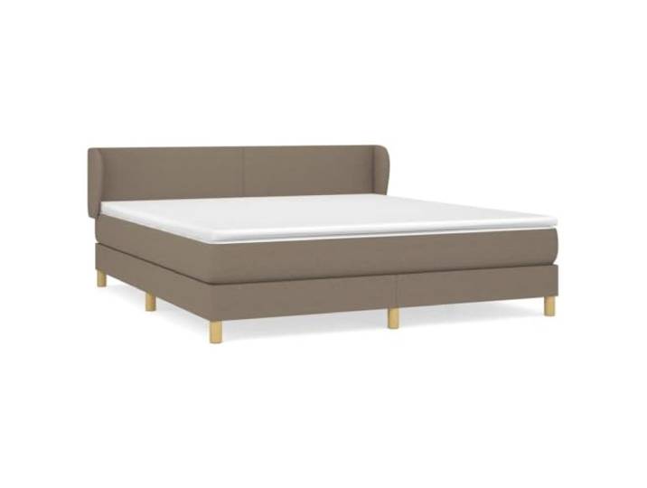 PUGYNBK Bett 160 x 200 cm, mit Taschenfederkernmatratze Verstellbares Kopfteil, mittlere Festigkeit, atmungsaktiver Stoff, weicher Schutz