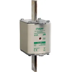 Hager NH-Sicherung NH00 690V aM 63A K-Melder