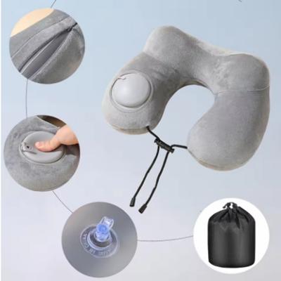 Youfap Market Portable Outdoor Travel Pillow, Inflatable U shaped Neck Pillow, Foldable Double Hump Pillow Portable Outdoor Travel Pillow, Inflatable U shaped Neck Pillow, Foldable Double Hump Pillow