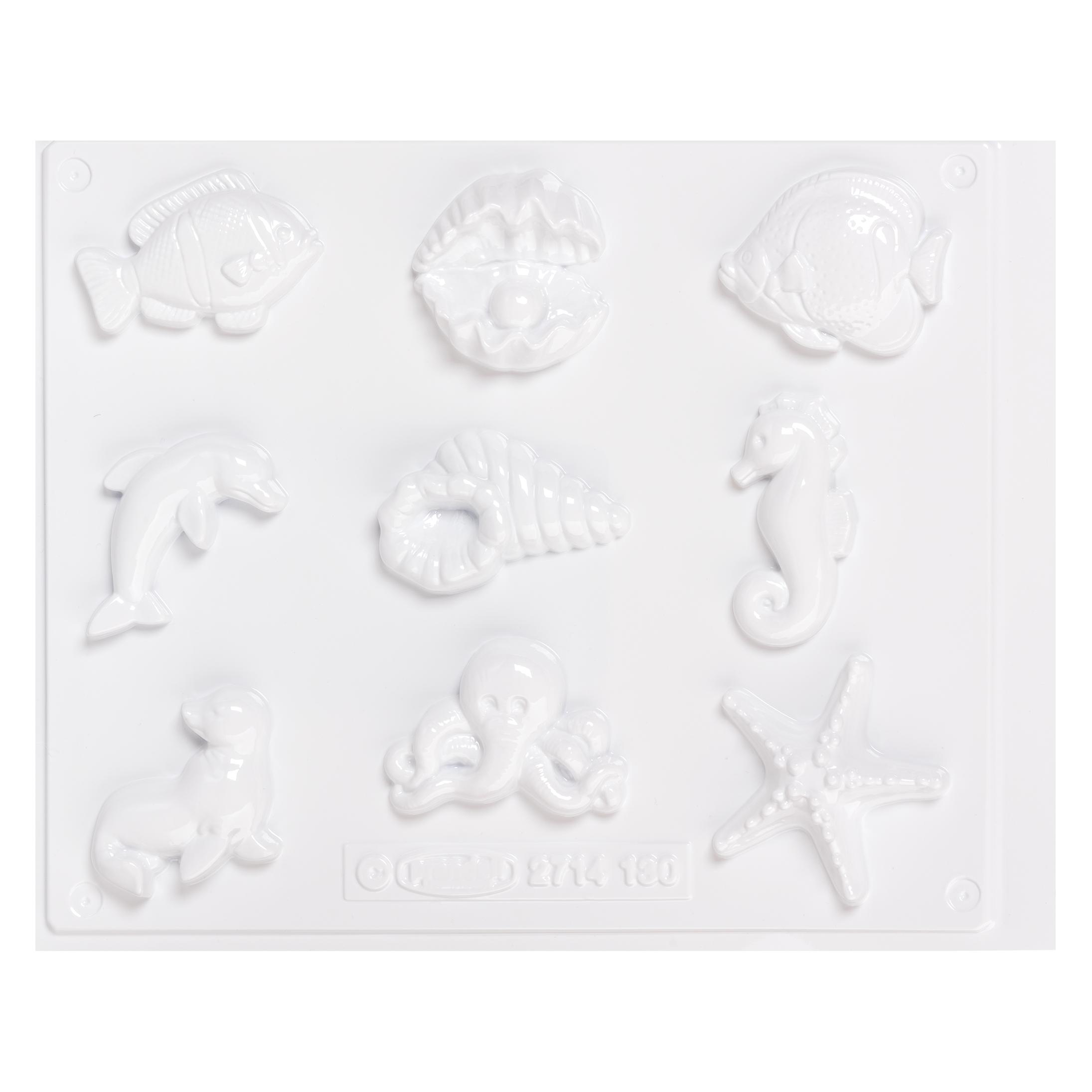 Knorr Prandell Giessform "Seaworld" | 40-65 mm, weiss (Baier & Schneider)