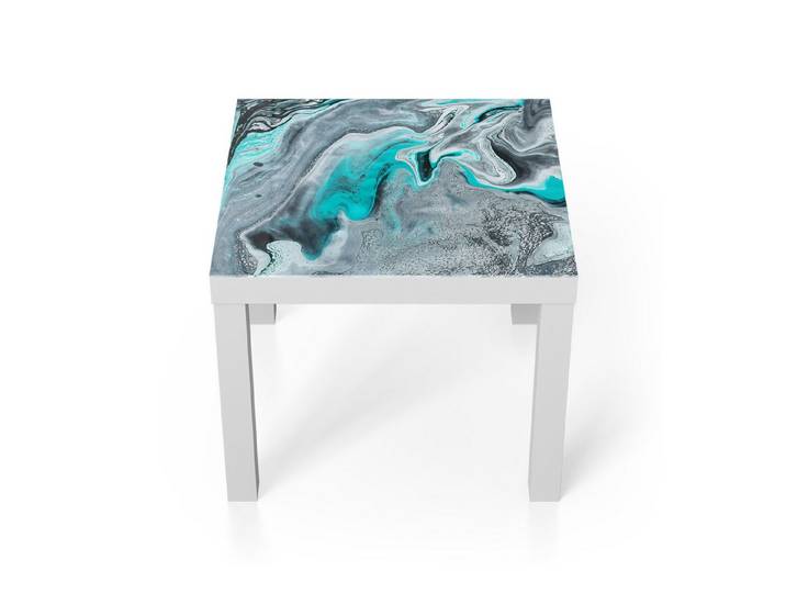 DEQORI Couchtisch 'Fließende Energie', Glas Beistelltisch Glastisch modern