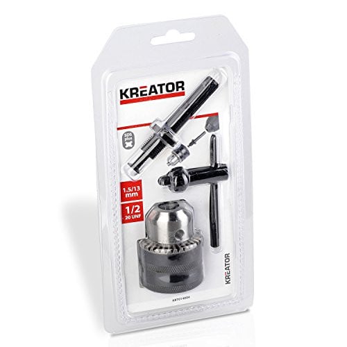 Kreator KRT014004 Boorkop met sleutel en SDS adapter Ø 1,5-13mm