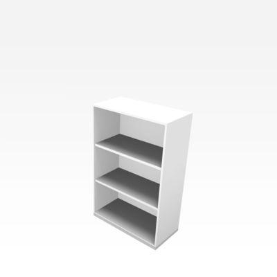 Regal X-TIME-WORK, 3 OH, 860 x 430 x 1310 mm, weiß