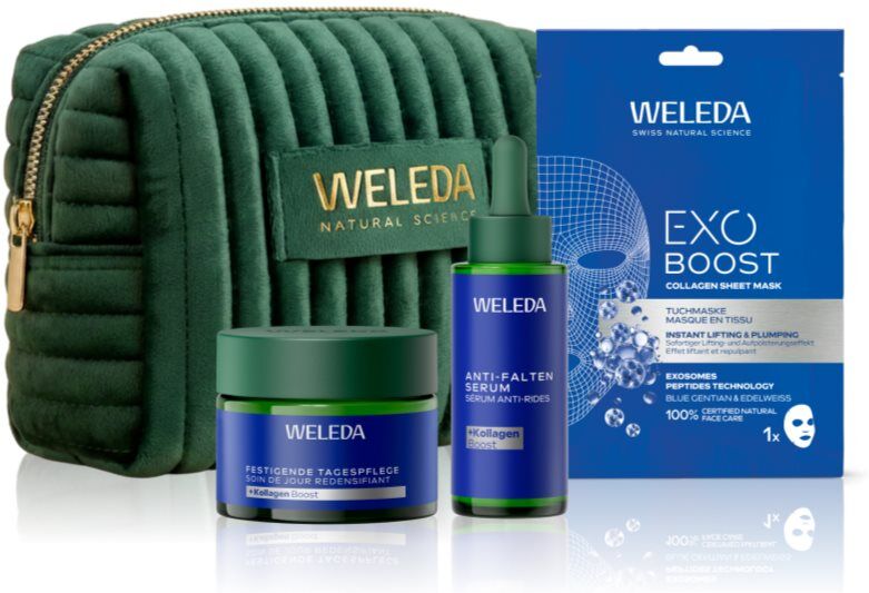 Weleda Blue Gentian Radiance Ritual gift set to brighten and smooth the skin