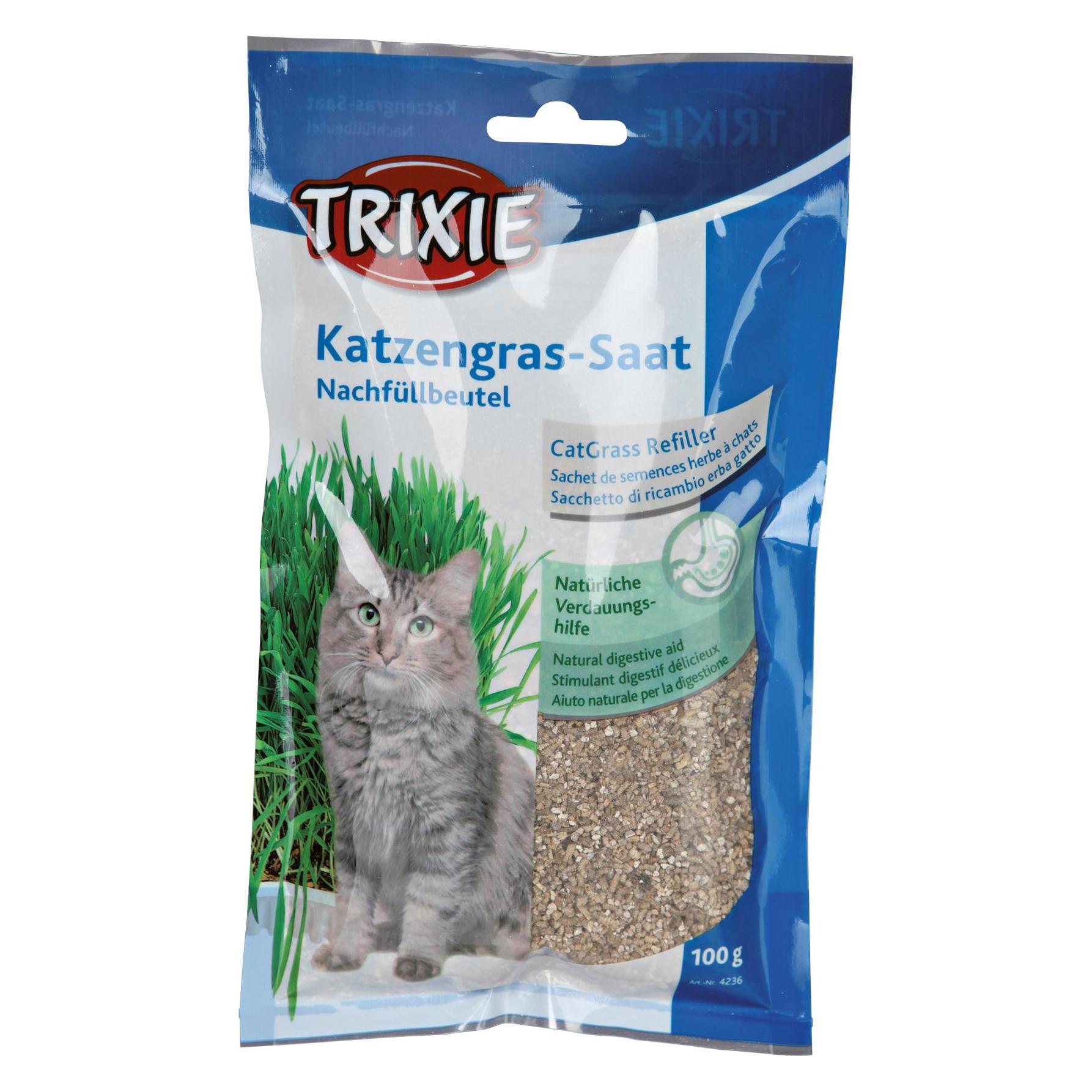 Trixie Katzengras Saat Nachfüllbeutel (Rasensamen) (4236)