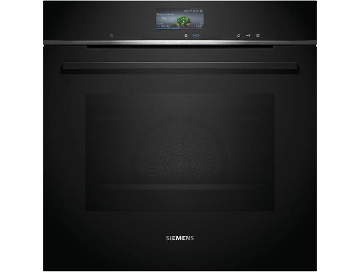 SIEMENS Pyrolyse Backofen HR776G1B1 , Energieeffizienz: A+, schwarz, B:59,4cm H:59,5cm T:54,8cm, Backöfen, Intelligenter Backofen dank Assistent mit Sprachsteuerung, Pyrolyse Backofen