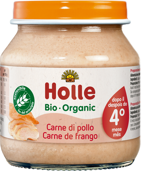 Holle Boião Puré de Frango +4 Meses Bio 125 gr
