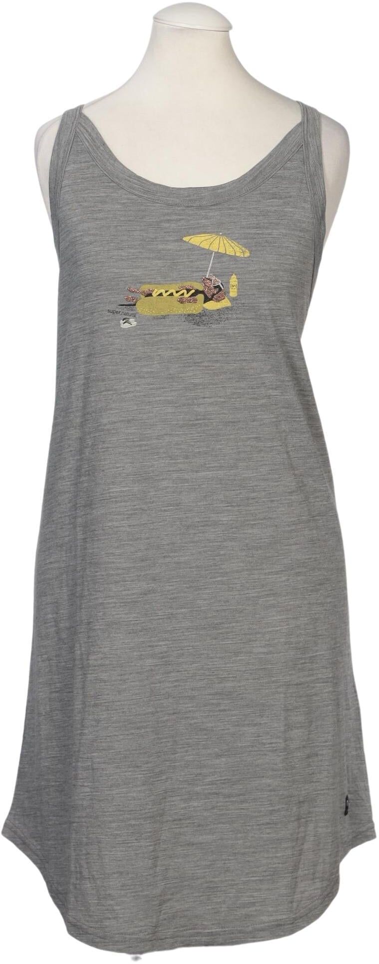 Super natural Damen Kleid, Grau, Gr. S, Merino / Synthetik - Second Hand