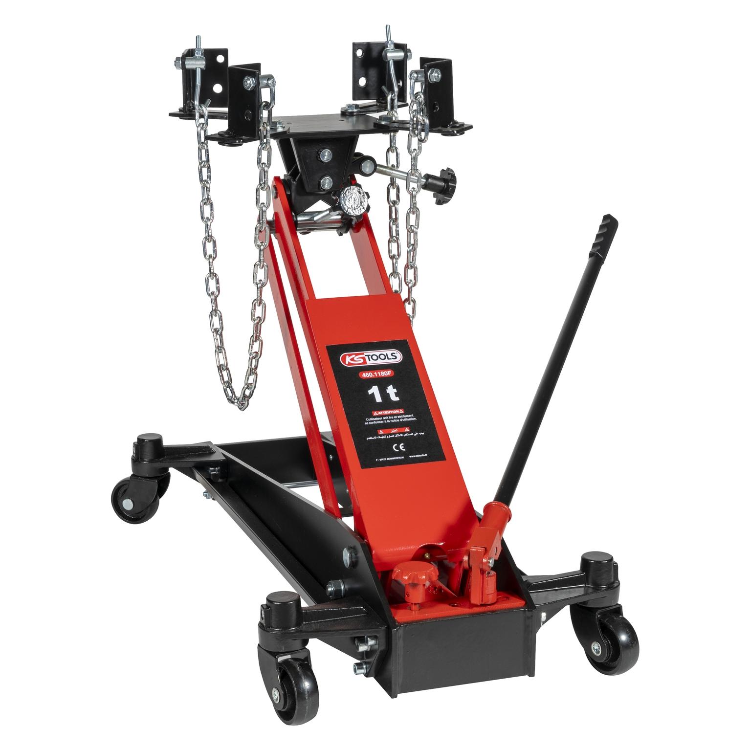 KS Tools 1-Tonnen-Grubenheber für Getriebe mit verstellbarer Auflage (1000 kg) (460.1180F)