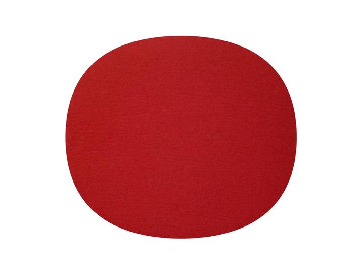 Hey Sign - Filz-Auflage Eames Plastic Side Chair, rot 5mm AR, mit Antirutsch-Beschichtung