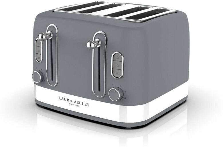 Laura Ashley 4 Slice Toaster with 6 Variable Temperature Settings Dark Slate 4