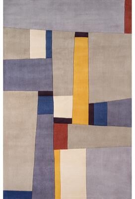 Momeni New Wave Hand Tufted New Zealand Wool Contemporary Abstract Area Rug