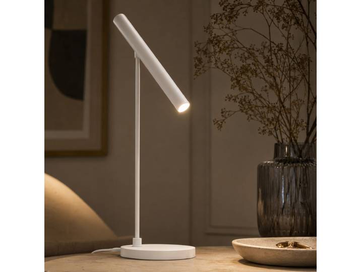 Design bureaulamp Harper wit Artdelight - TL HARPER WI