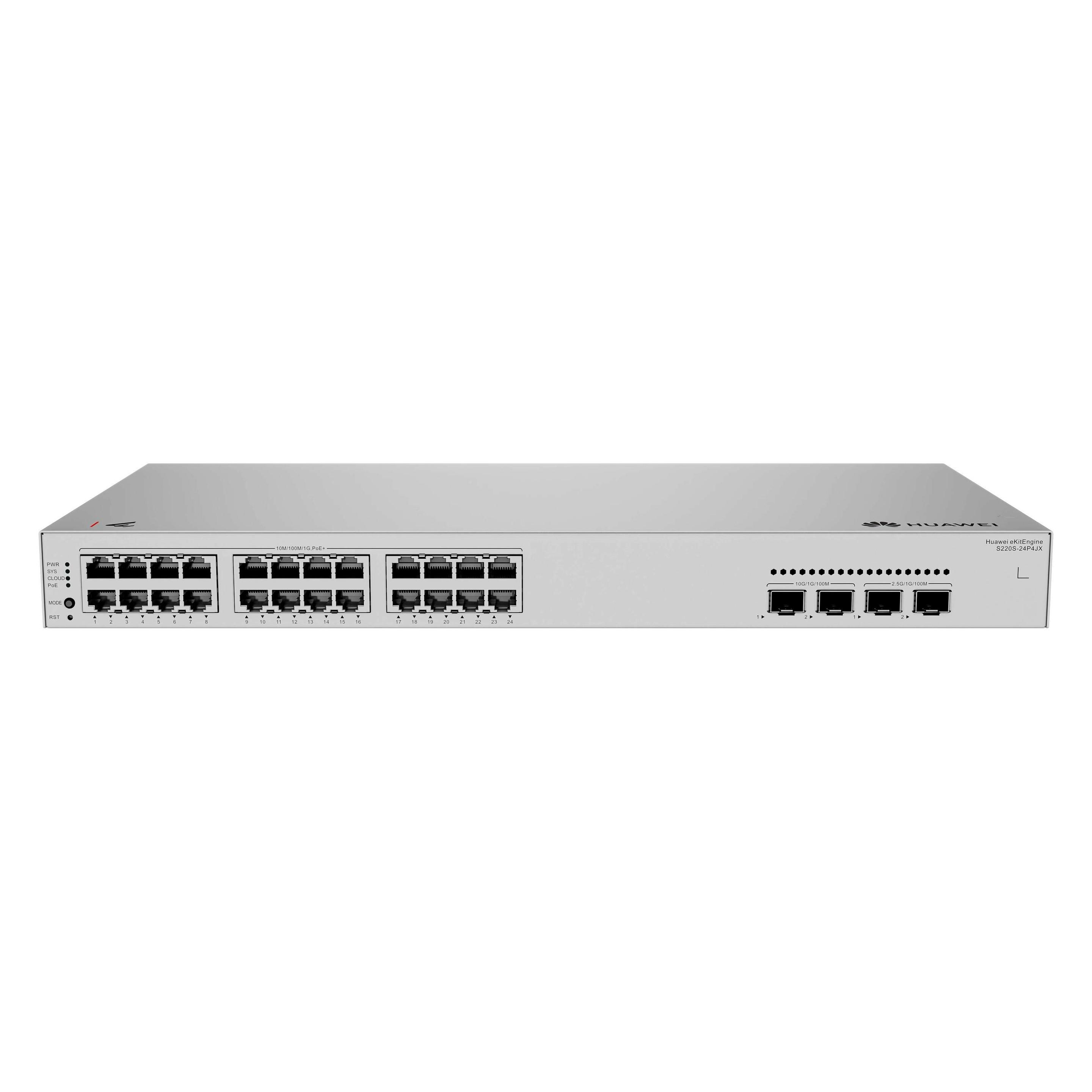 Huawei 24*10/100/1000BASE-T ports (28 Ports) (S220S-24P4JX)
