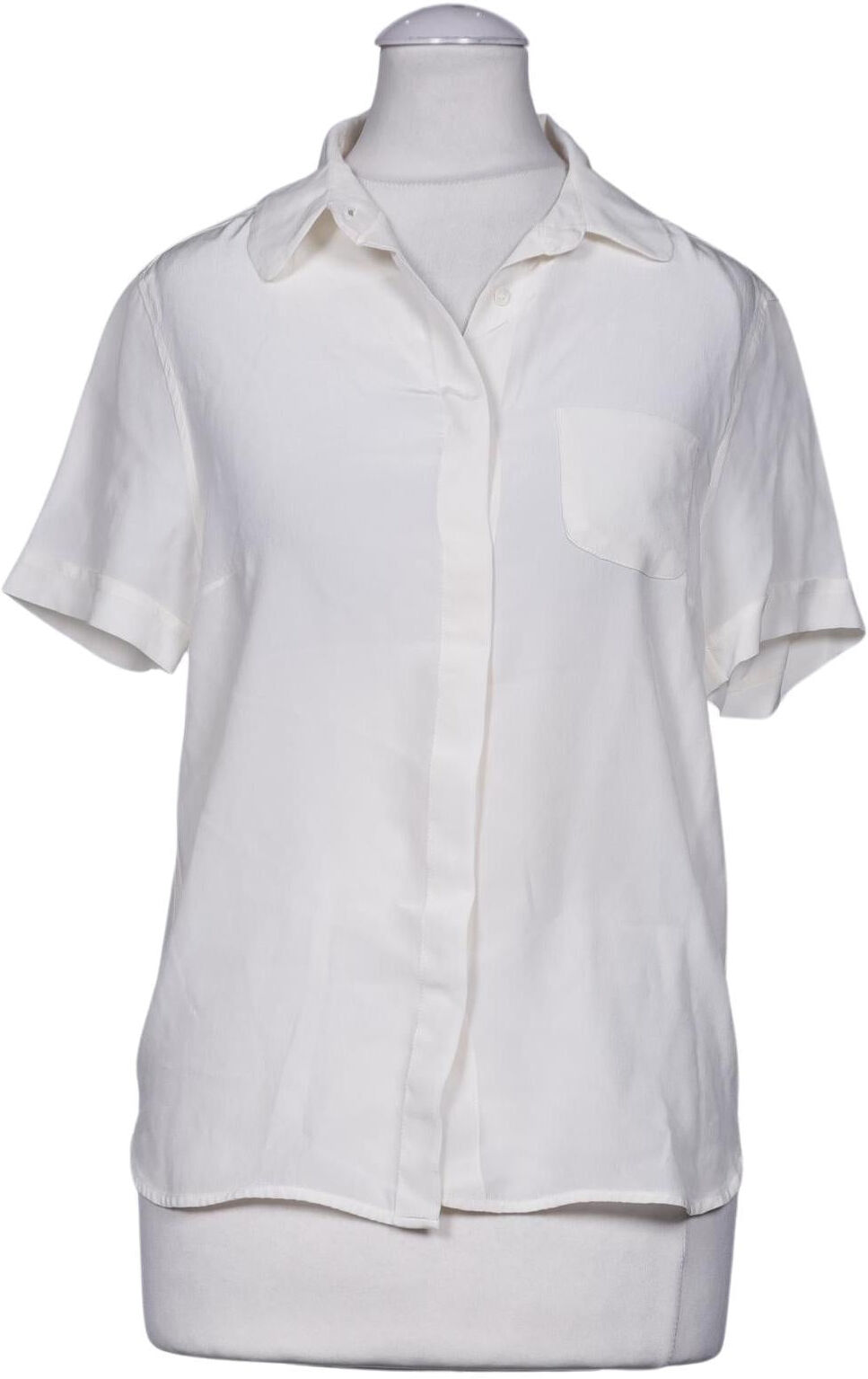 Sandro Damen Bluse, Weiß, Gr. EU 36 (Sandro 1), Seide - Second Hand