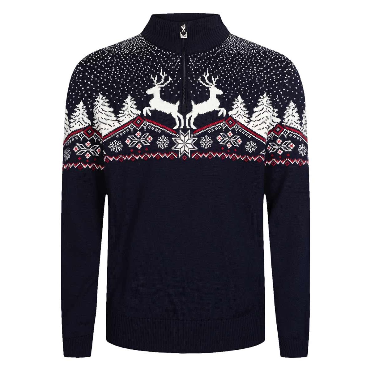 Dale of Norway Dale Christmas Masc Sweater navy offwhite redrose (C00) 3XL 93931-C00-3XL