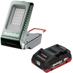 Metabo, Arbeitsleuchte, BSA 18-1000 Akku Baustrahler 18 V 1000 lm + 1x LiHD Akku 4,0 Ah - ohne Ladegerät (1000 lm)
