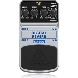 Behringer DR600 (Gitarre), Effektpedal, Schwarz, Silber