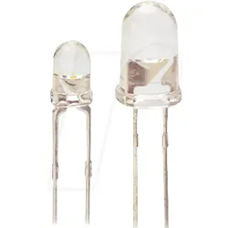 LED 5-2500 BL - LED, 5 mm, bedrahtet, blau, 12000 mcd, 13°